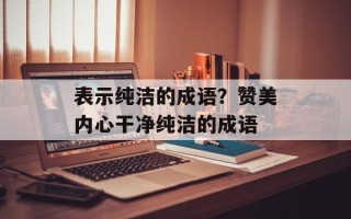 表示纯洁的成语？赞美内心干净纯洁的成语