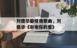 刘德华都怪我歌曲，刘德华《谢谢你的爱》