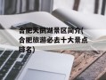 合肥天鹅湖景区简介(合肥旅游必去十大景点排名)