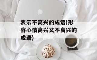 表示不高兴的成语(形容心情高兴又不高兴的成语)