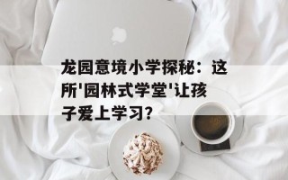 龙园意境小学探秘：这所'园林式学堂'让孩子爱上学习？