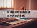 鄄城孙膑旅游城(鄄城县十大旅游景点)