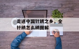走进中国针绣之乡，全针绣怎么绣图解