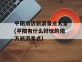 平阳周边旅游景点大全(平阳有什么好玩的地方旅游景点)