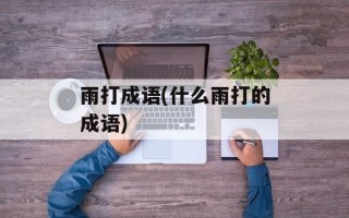雨打成语(什么雨打的成语)