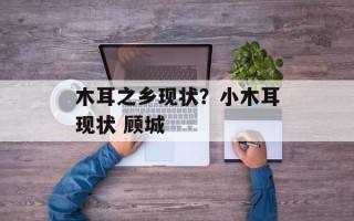 木耳之乡现状？小木耳现状 顾城