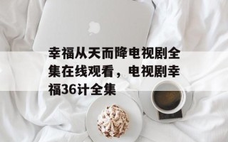 幸福从天而降电视剧全集在线观看，电视剧幸福36计全集