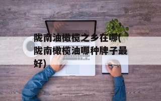 陇南油橄榄之乡在哪(陇南橄榄油哪种牌子最好)