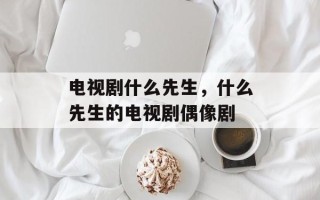 电视剧什么先生，什么先生的电视剧偶像剧