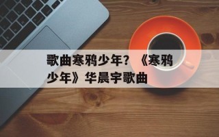 歌曲寒鸦少年？《寒鸦少年》华晨宇歌曲