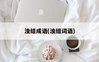 浊组成语(浊组词语)