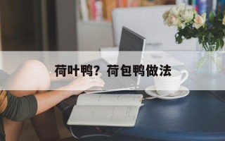 荷叶鸭？荷包鸭做法