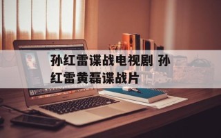 孙红雷谍战电视剧 孙红雷黄磊谍战片