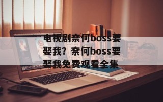 电视剧奈何boss要娶我？奈何boss要娶我免费观看全集