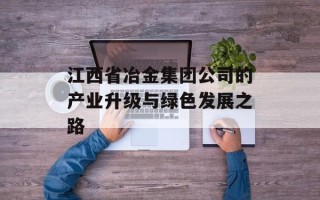 江西省冶金集团公司的产业升级与绿色发展之路