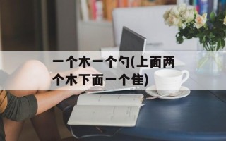 一个木一个勺(上面两个木下面一个隹)
