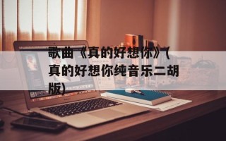歌曲《真的好想你》(真的好想你纯音乐二胡版)