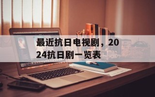 最近抗日电视剧，2024抗日剧一览表