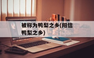 被称为鸭梨之乡(阳信鸭梨之乡)