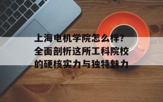 上海电机学院怎么样？全面剖析这所工科院校的硬核实力与独特魅力