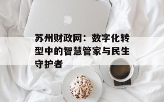 苏州财政网：数字化转型中的智慧管家与民生守护者