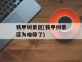 铁甲树景区(铁甲树景区为啥停了)