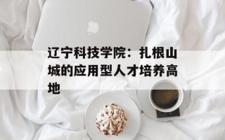 辽宁科技学院：扎根山城的应用型人才培养高地