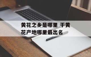 黄花之乡是哪里 干黄花产地哪里最出名