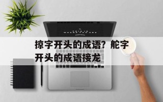 掠字开头的成语？舵字开头的成语接龙