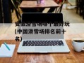 安徽滑雪场哪个最好玩(中国滑雪场排名前十名)