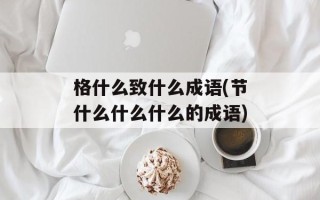 格什么致什么成语(节什么什么什么的成语)