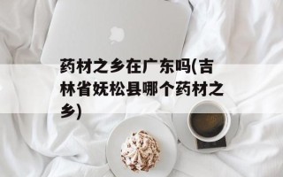 药材之乡在广东吗(吉林省妩松县哪个药材之乡)