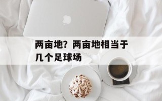 两亩地？两亩地相当于几个足球场