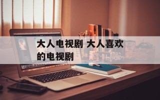 大人电视剧 大人喜欢的电视剧