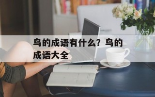 鸟的成语有什么？鸟的成语大全
