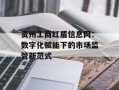 贵州工商红盾信息网：数字化赋能下的市场监管新范式