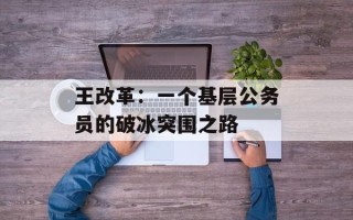 王改革：一个基层公务员的破冰突围之路