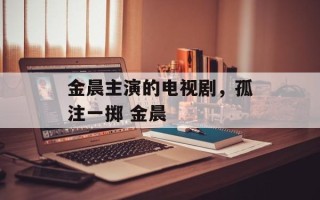 金晨主演的电视剧，孤注一掷 金晨