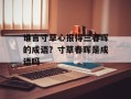 谁言寸草心报得三春晖的成语？寸草春晖是成语吗