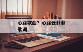 心路歌曲？心路云菲菲歌词