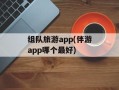 组队旅游app(伴游app哪个最好)