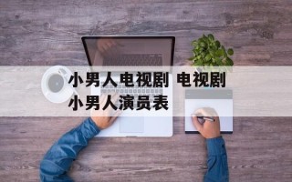 小男人电视剧 电视剧小男人演员表