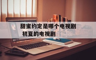 甜蜜约定是哪个电视剧 初夏的电视剧