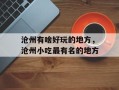 沧州有啥好玩的地方，沧州小吃最有名的地方