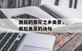 雨后的莲花之乡美景，雨后美景的诗句