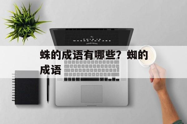 蛛的成语有哪些？蜘的成语-第1张图片-