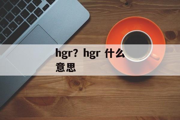 hgr？hgr 什么意思-第1张图片-