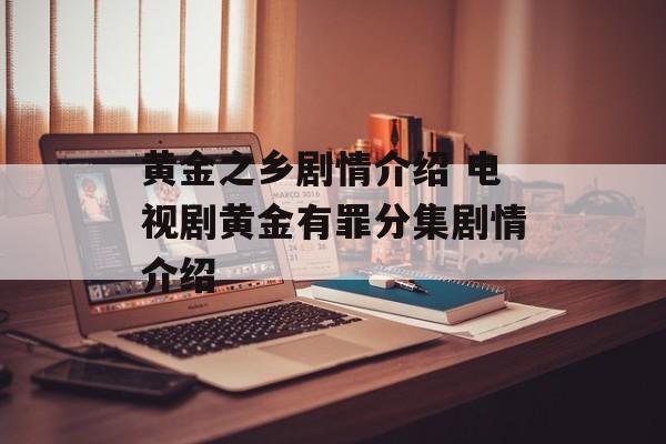 黄金之乡剧情介绍 电视剧黄金有罪分集剧情介绍-第1张图片-