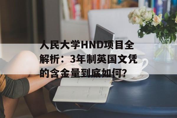 人民大学HND项目全解析：3年制英国文凭的含金量到底如何？-第1张图片-
