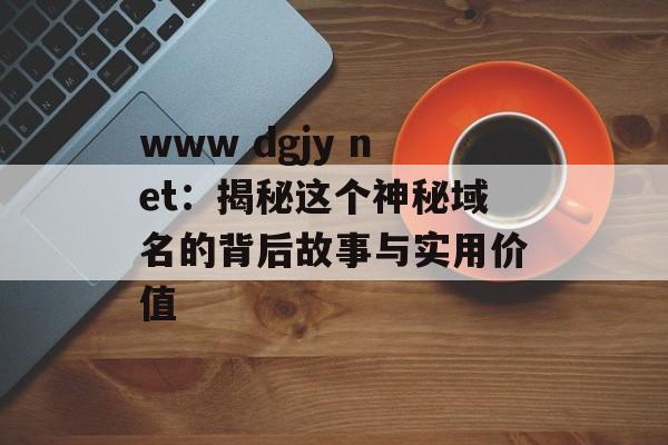 www dgjy net：揭秘这个神秘域名的背后故事与实用价值-第1张图片-